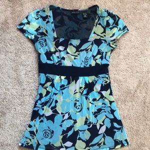 New York and Company floral shirt